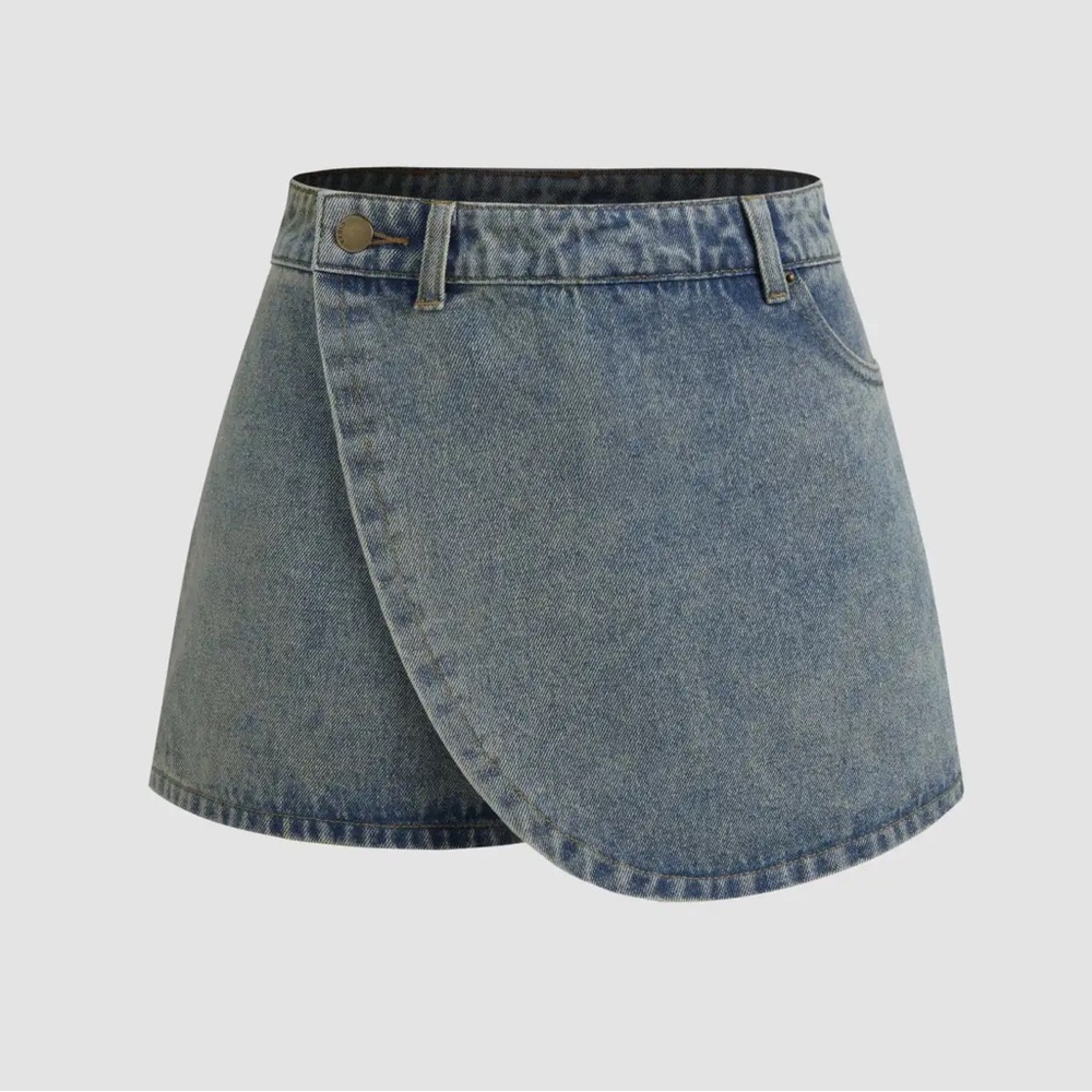 Cider Classic Blue Denim Skort - Picture 4 of 14